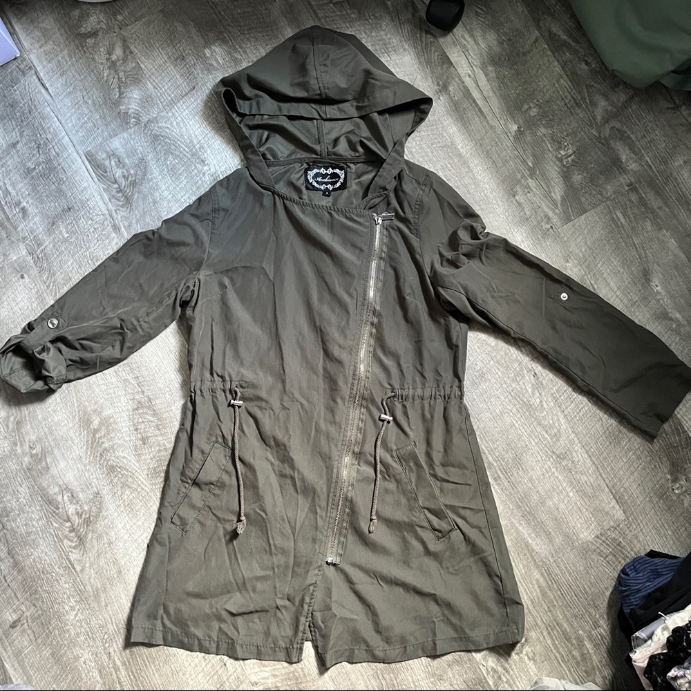 army green jacket